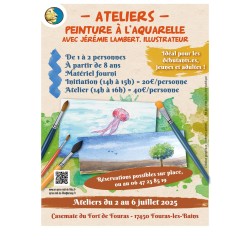 Jérémie Lambert, illustrateur,, Exposition La Fontaine des Arts à Fouras